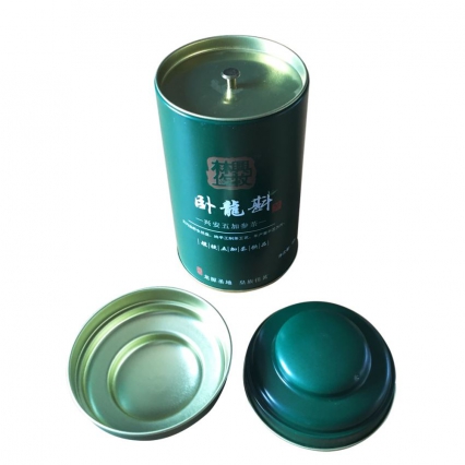 直径90x总高170mm 卧龙斟茶叶罐
